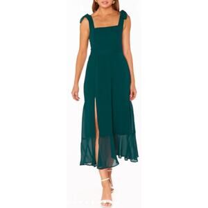 SHOW ME YOUR MUMU Bridesmaid Dress Size Small NWT Claire Midi Wedding Green
